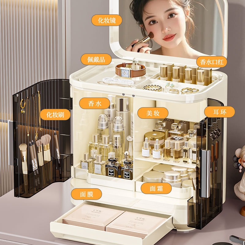 Cosmetics storage box, mirror, - огляд і ціна Luxury High End Skincare
