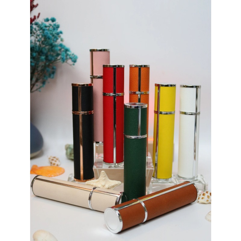 Luxury Leather Wrapped 10ml Gl - огляд і ціна Luxury Skincare Bottles