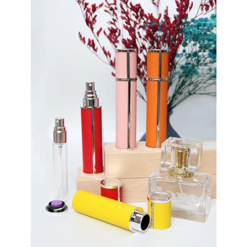 Luxury Leather Wrapped 10ml Gl - огляд і ціна Luxury Skincare Bottles