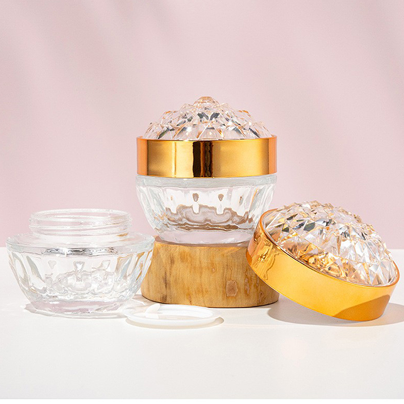 Luxury Diamond 50g Glass Face  - огляд і ціна Luxury Skincare Bottles