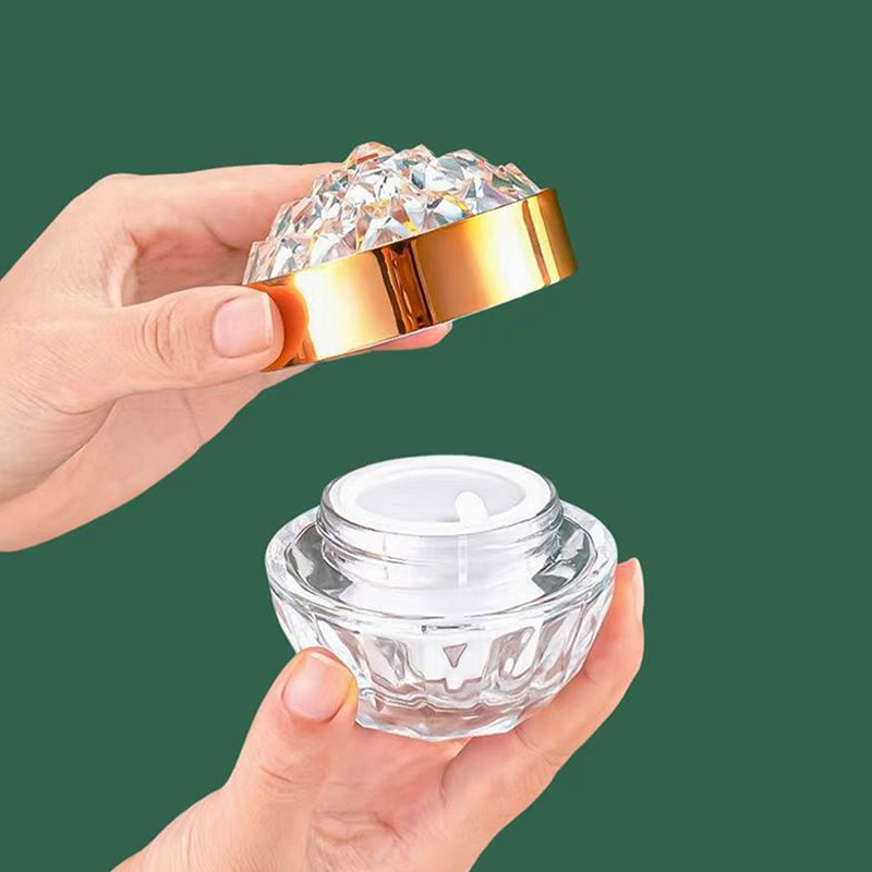 Luxury Diamond 50g Glass Face  - огляд і ціна Luxury Skincare Bottles