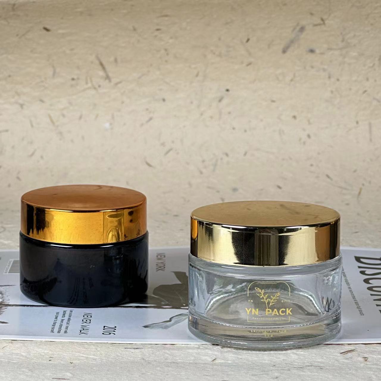 luxury glass jar Wholesa frost - огляд і ціна Luxury Skincare Bottles