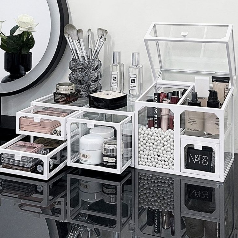 Glass Cosmetics Storage Box Lu - огляд і ціна Luxury High End Skincare