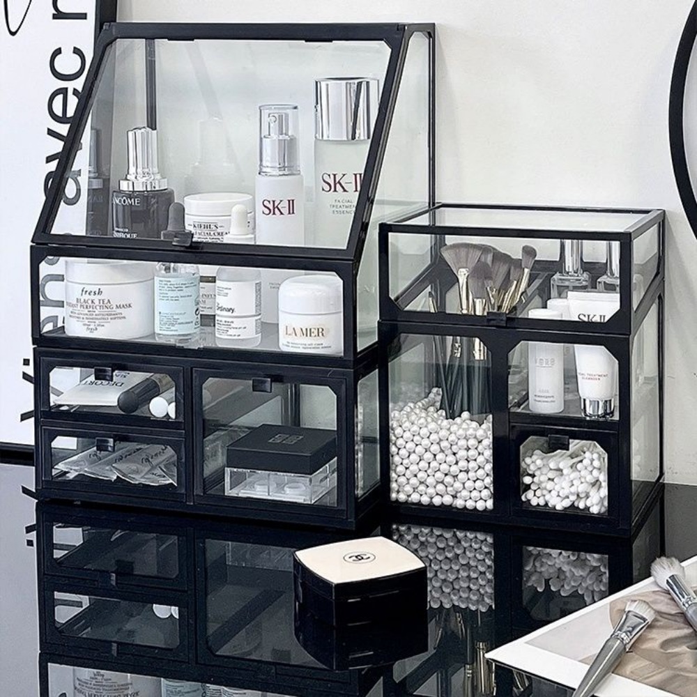 Glass Cosmetics Storage Box Lu - огляд і ціна Luxury High End Skincare