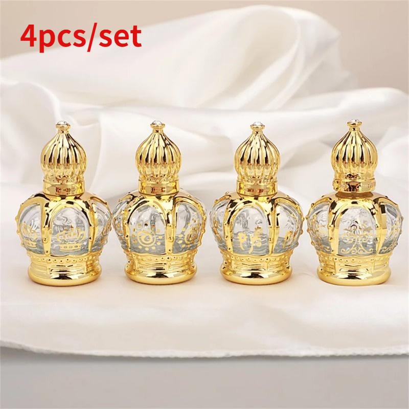 4pcs/set Luxury Golden Essenti - огляд і ціна Luxury Skincare Bottles